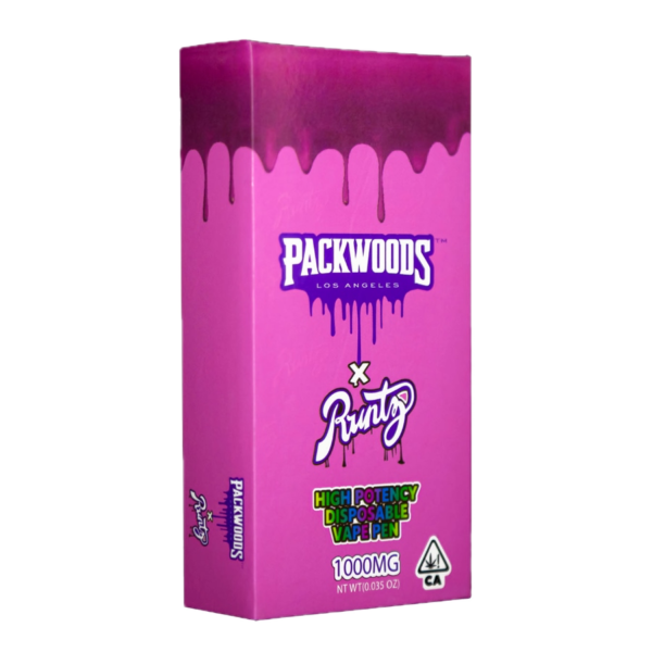Packwoods x Runtz – Cookies N Cream (Hybrid) 1000mg – Pen Desechable