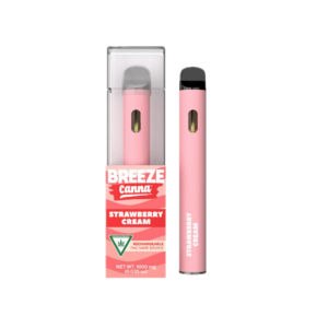 Breeze Canna – Strawberry Cream (Hybrid) 1000mg – Pen Desechable
