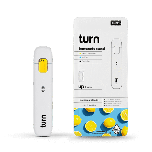 Turn – Lemonade Stand (Sativa) 1000mg – Pen Desechable